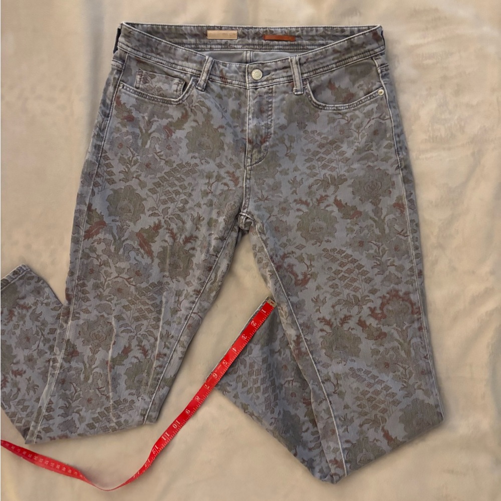 Anthropologie | Pilcro & the Letterpress Floral Slim Boyfriend Jeans | Size 29
